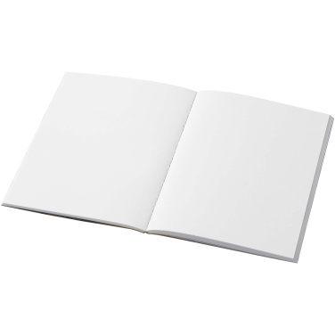 Logo trade promotional products picture of: Novella Austen A6 recycled soft cover kraft notebook - 50 sheets