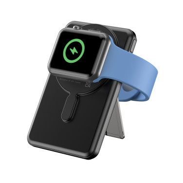 Logo trade business gifts image of: Urban Vitamin Redwood 5in1 5000mah 20W PD magnetic powerbank