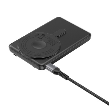 Logotrade promotional merchandise photo of: Urban Vitamin Redwood 5in1 5000mah 20W PD magnetic powerbank