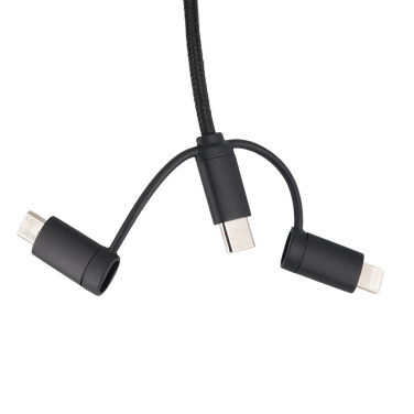 Logo trade business gift photo of: Cable 4in1 with illuminated logo - LH-ZM02
