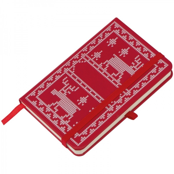 Logo trade promotional gifts image of: A6 Notebook with Christmas design