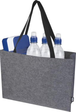 Logo trade promotional giveaway photo of: Felta GRS recycled felt gusset tote bag 20L