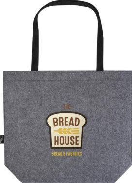 Logo trade promotional item photo of: Felta GRS recycled felt gusset tote bag 20L