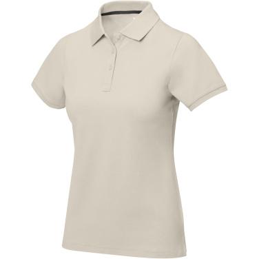 Logo trade promotional giveaways picture of: Calgary short sleeve women's polo