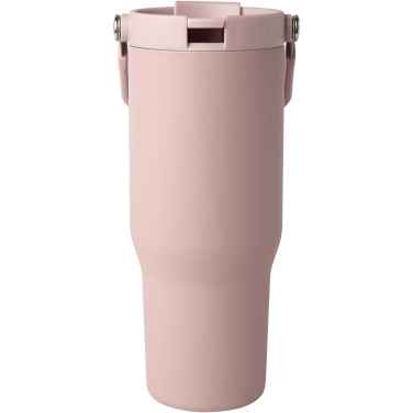 Logo trade business gift photo of: Bronx 900 ml RCS recycled stainless steel copper vacuum insulated tumbler with dual function lid