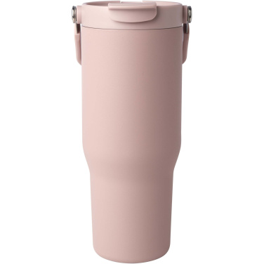 Logotrade promotional merchandise picture of: Bronx 900 ml RCS recycled stainless steel copper vacuum insulated tumbler with dual function lid
