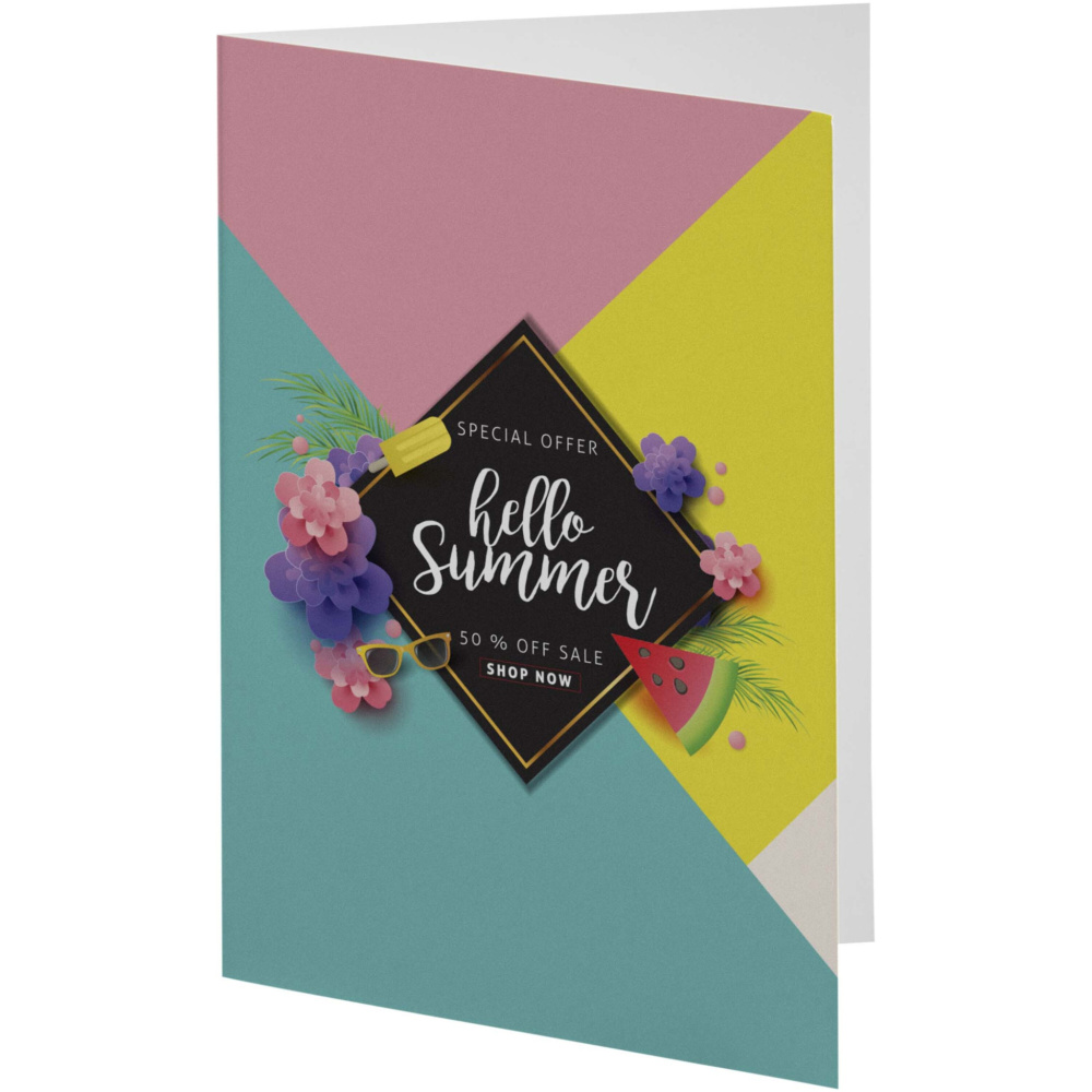 Logo trade promotional products picture of: Herald A6 greeting card