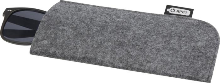 Logo trade promotional giveaways image of: Felta GRS recycled pouch for glasses