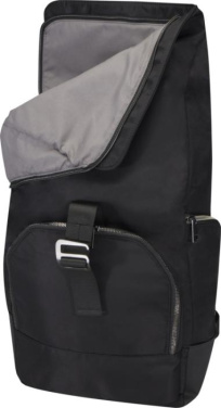 Logotrade promotional giveaway picture of: Rhine 15” GRS recycled rolltop backpack 18L