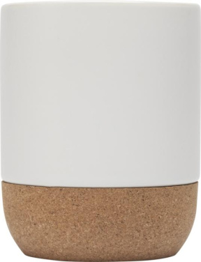 Logotrade advertising product image of: Billie 300 ml ceramic mug with cork details and matt finish