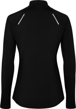 Logo trade promotional giveaways picture of: Estambul long sleeve women's half zip sweatshirt