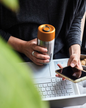 Logo trade promotional merchandise picture of: Black+Blum Insulated Leakproof Travel Cup Stainless Steel