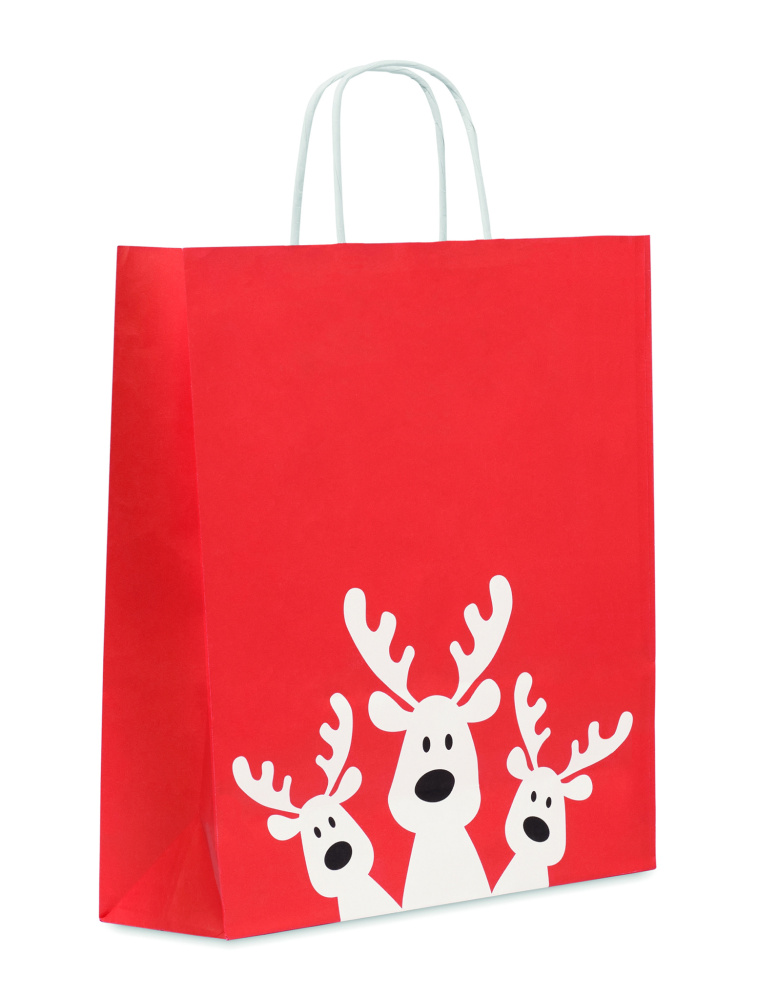 Logo trade promotional giveaway photo of: Gift paper bag large