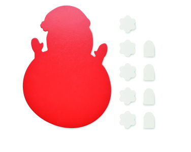 Logo trade corporate gifts image of: Christmas wooden tic tac toe