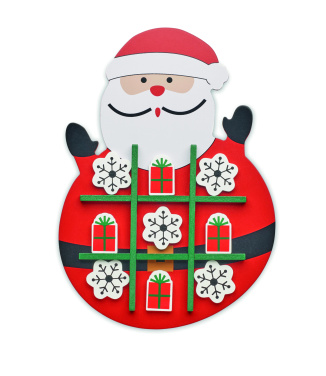 Logo trade promotional gifts picture of: Christmas wooden tic tac toe