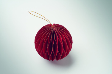 Logo trade promotional gift photo of: Foldable  XMAS bauble hanger