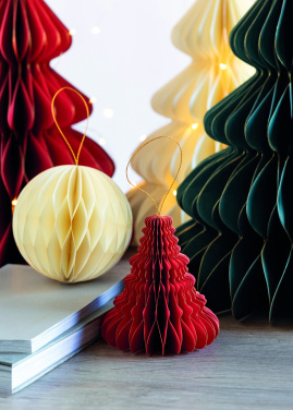 Logo trade corporate gift photo of: Christmas paper tree hanger
