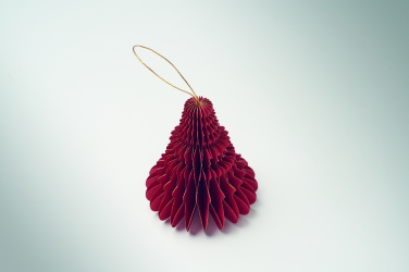 Logo trade promotional giveaways picture of: Christmas paper tree hanger