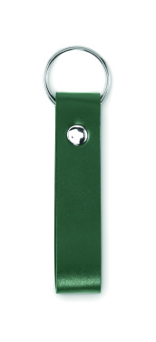 Logo trade advertising products image of: PU loop key ring