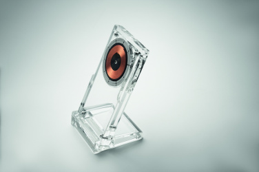 Logotrade promotional item picture of: Acrylic wireless charger 15W