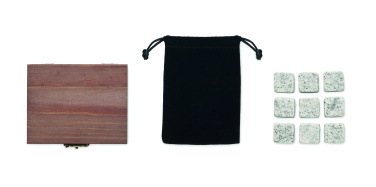 Logo trade promotional giveaway photo of: 9 stone ice cube set in box