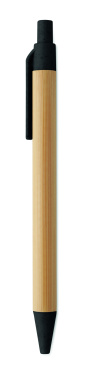 Logotrade promotional merchandise photo of: Push button ball pen in bamboo