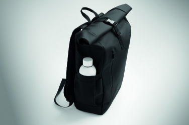 Logo trade corporate gift photo of: Rolltop laptop rucksack 600D