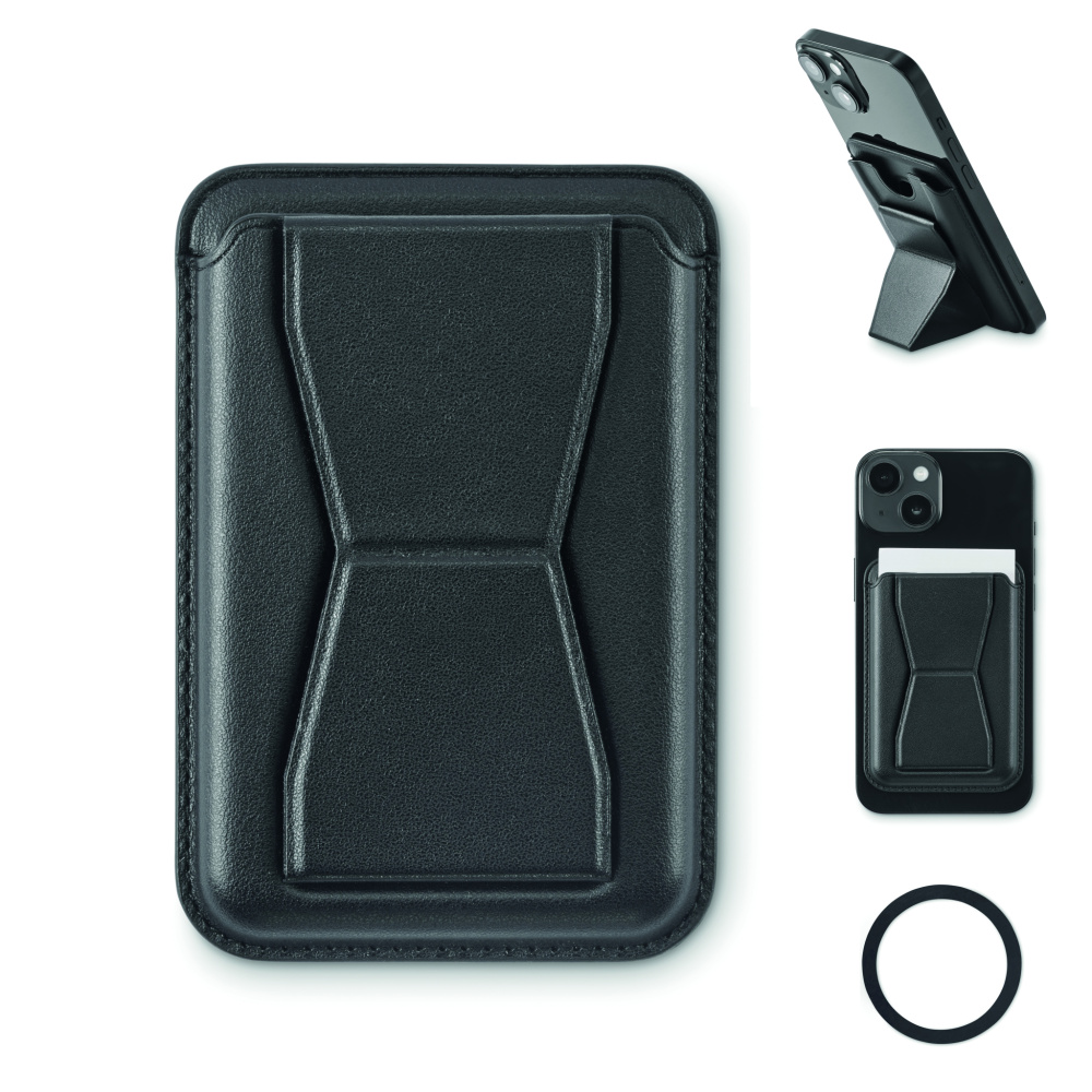 Logo trade promotional product photo of: Magnetic PU cardholder