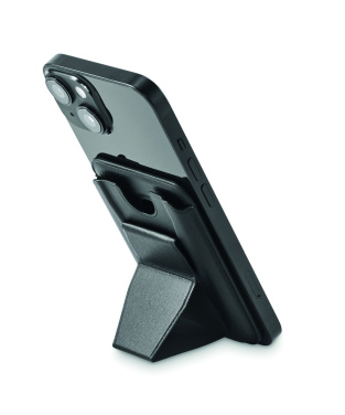 Logo trade promotional giveaways picture of: Magnetic PU cardholder