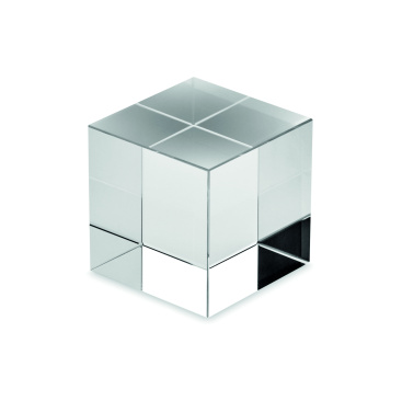 Logo trade business gift photo of: Glass cube award