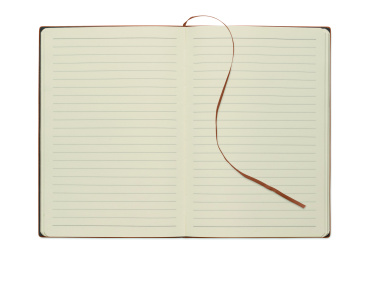 Logo trade promotional merchandise photo of: A5 notebook in smokey PU