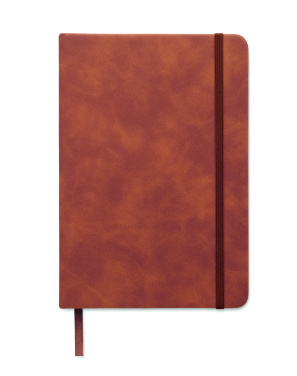 Logo trade promotional gifts image of: A5 smokey PU notebook