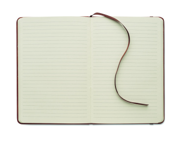 Logo trade promotional giveaways picture of: A5 smokey PU notebook