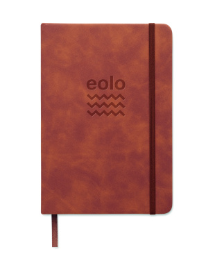 Logo trade promotional item photo of: A5 smokey PU notebook