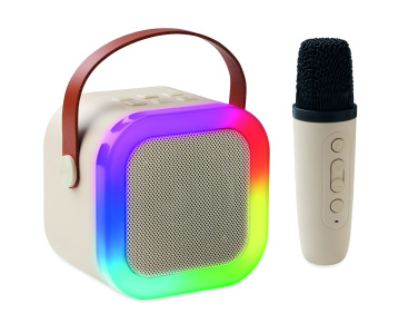 Logo trade promotional giveaways image of: Karaoke set speaker