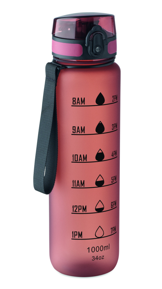 Logotrade promotional merchandise photo of: Sports water bottle RPET 1L