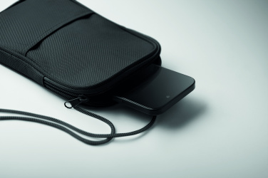 Logo trade promotional merchandise photo of: RPET cross body travel pouch