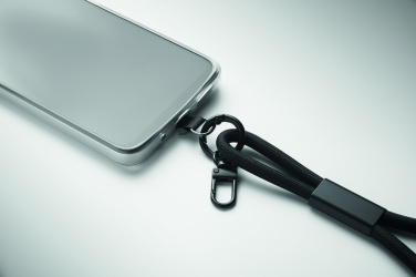 Logo trade corporate gifts image of: Charging phone wrist strap 60W