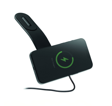 Logo trade promotional gift photo of: 15W magnetic car charger