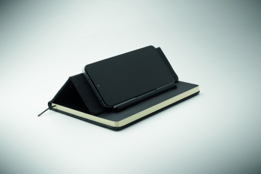 Logotrade promotional gift picture of: A5 notebook with phone holder