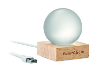 Logo trade promotional items picture of: LED glass ball
