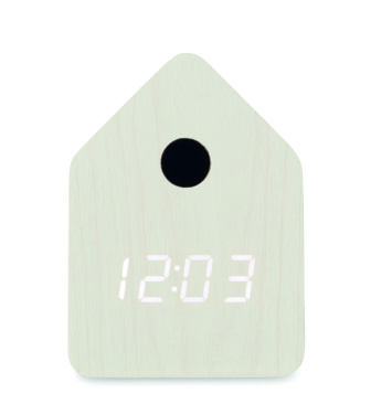 Logo trade promotional product photo of: MDF cuckoo alarm clock