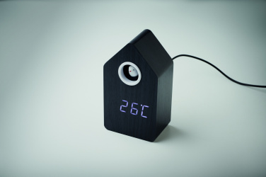 Logo trade promotional gifts picture of: MDF cuckoo alarm clock