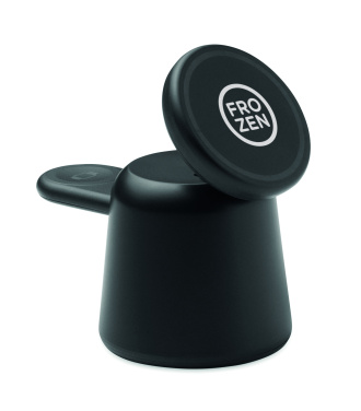 Logotrade corporate gifts photo of: 3 in 1 wireless charger 15W