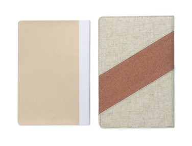 Logo trade corporate gifts image of: A5 notebook with 15W charger