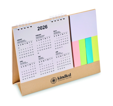 Logotrade promotional gift image of: Desk calendar with memo pad