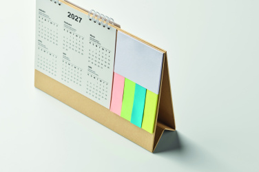 Logotrade advertising product picture of: Desk calendar with memo pad