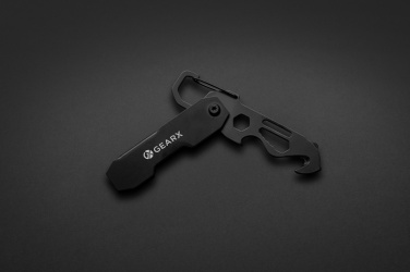 Logo trade promotional gifts image of: Gear X foldable EDC tool with carabiner and parcel cutter