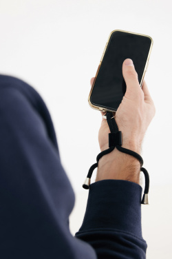 Logotrade promotional merchandise photo of: CarryLoop RCS recycled PET adjustable phone holder wristlet