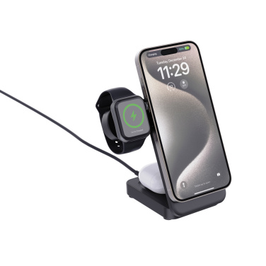 Logotrade promotional merchandise image of: Urban Vitamin Arcadia RCS rplastic 15W 3in1 magnetic charger